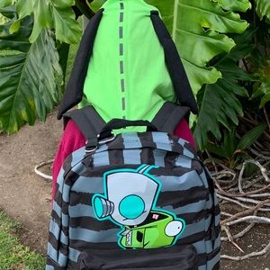 2011 Hot Topic Invader Zim Hooded Backpack.